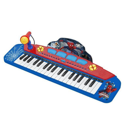 Spiderman Elektronische Tastatur 37 Tasten Kinder mit Mikrofon