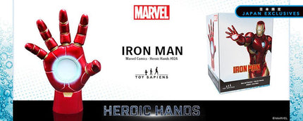 Marvel Heroic Hands naturalnej wielkości statua #2A Iron Man 23 cm